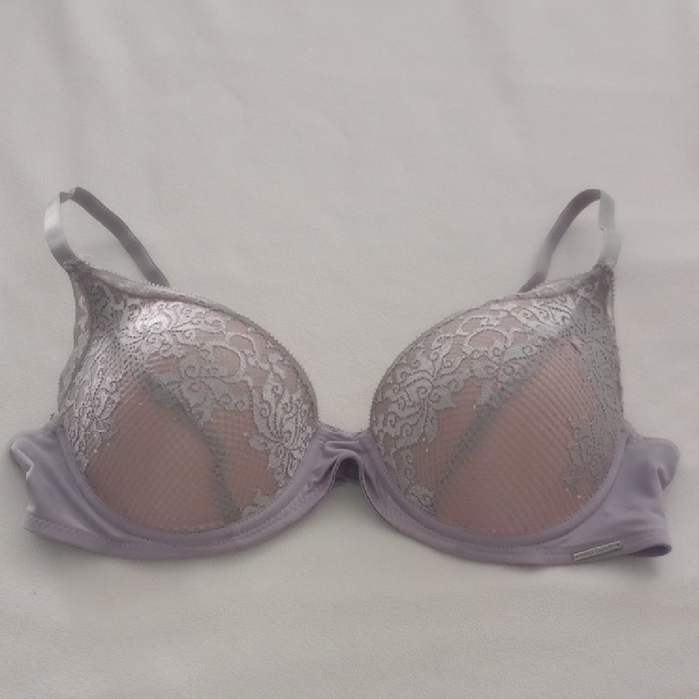 Vince Camuto Lace Silver Bra